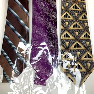 BUY 1 GET 2 FREE! NEW Brand Name Men’s Neck Tie 100% Silk
